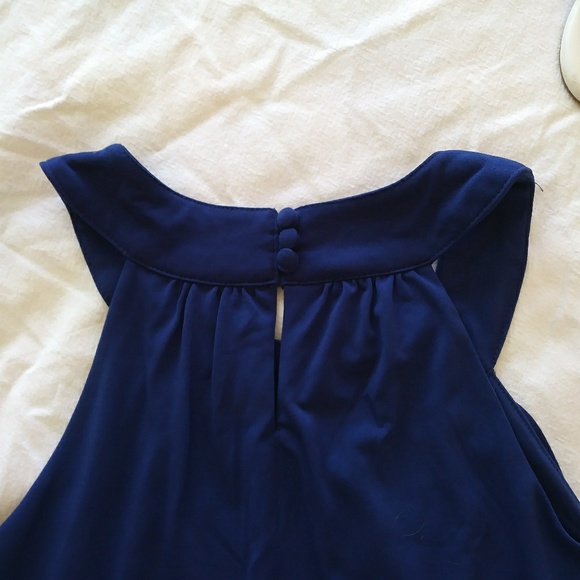 Blue halter dress - Picture 3 of 3
